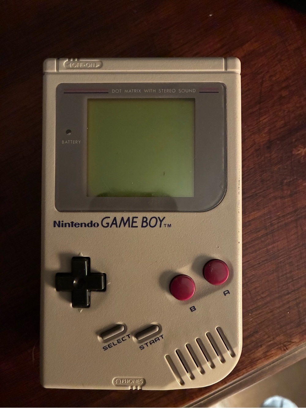 Nintendo Game Boy Portable Gaming Console — Gray DMG-01 Original works